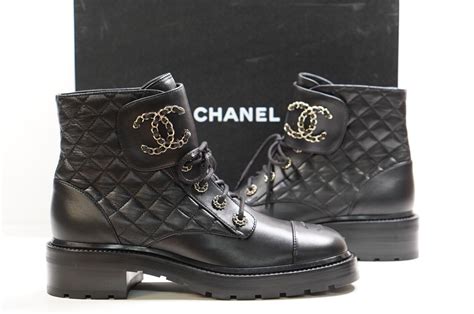 vintage chanel womens shoes|pre owned chanel boots.